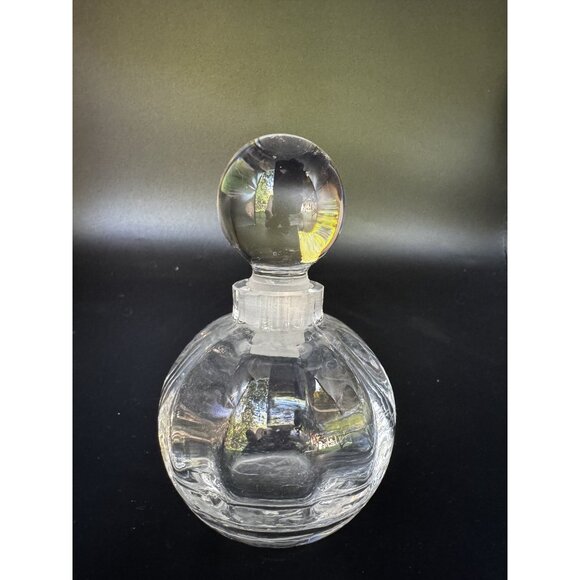 Vintage Lenox Crystal Perfume Bottle With Stopper 4 in - Picture 1 of 4